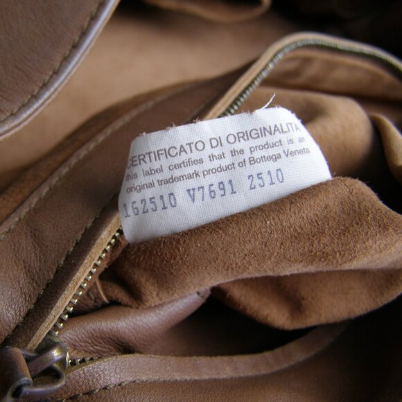 Bottega Veneta Intrecciato Cognac Leather Shoulder Bag - Picture 16 of 16